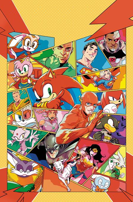 PRE-SALE: DC X SONIC THE HEDGEHOG METAL LEGION #5 (OF 5) CVR A PABLO M COLLAR