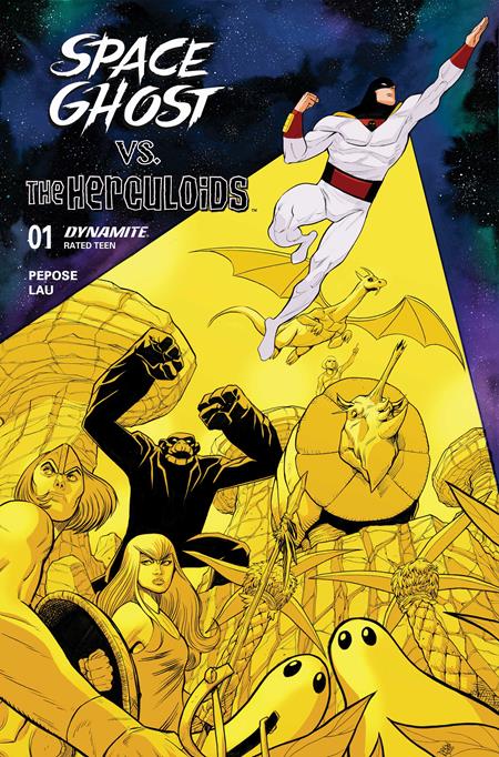 PRE-SALE: SPACE GHOST VS THE HERCULOIDS #1 CVR B DREW MOSS VAR