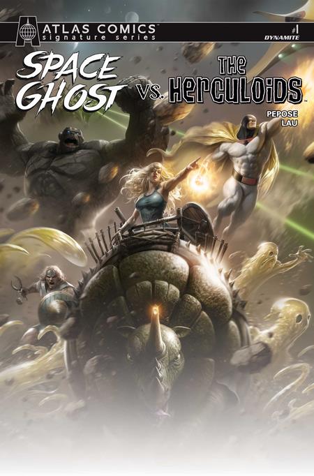 PRE-SALE: SPACE GHOST VS THE HERCULOIDS #1 CVR J FRANCESCO MATTINA ATLAS EDITION SIGNED BY DAVID PEPOSE VAR
