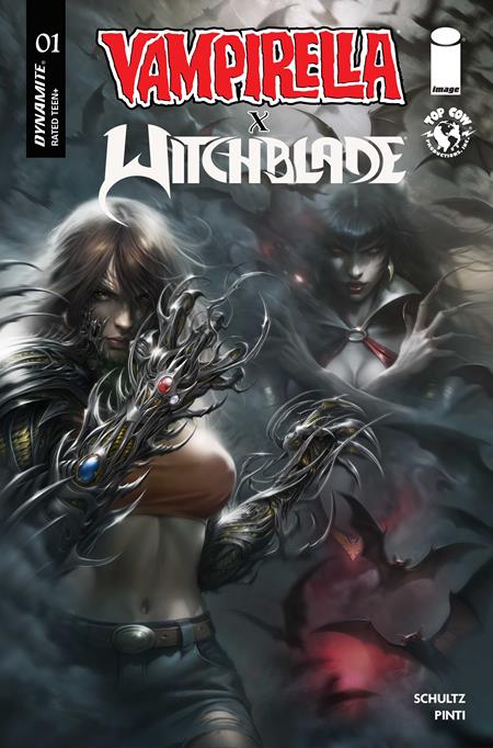 PRE-SALE: VAMPIRELLA X WITCHBLADE SPECIAL #1 (ONE SHOT) CVR C FRANCESCO MATTINA VAR