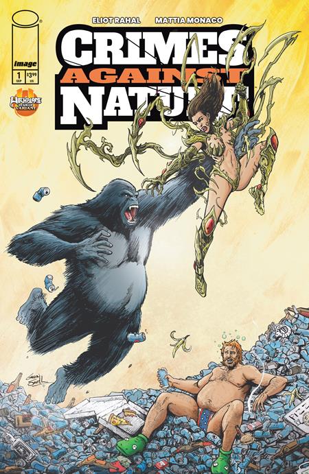 PRE-SALE: CRIMES AGAINST NATURE #1 CVR E GAVIN SMITH WITCHBLADE TEAM UP VAR