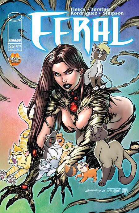 PRE-SALE: FERAL #26 CVR D TRISH FORSTNER & TIM SEELEY WITCHBLADE TEAM UP VAR