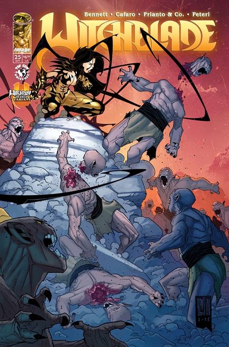 PRE-SALE: WITCHBLADE #25 CVR C PAT BOUTIN & STEVE FIRCHOW CONNECTING WITCHBLADE TEAM UP VAR