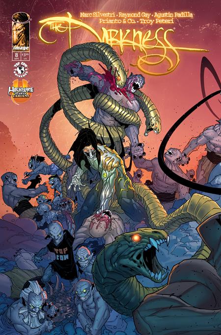 PRE-SALE: DARKNESS (2025) #8 CVR C PAT BOUTIN & STEVE FIRCHOW CONNECTING WITCHBLADE TEAM UP VAR