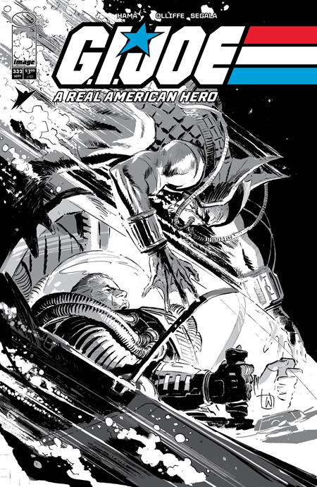 PRE-SALE: GI JOE A REAL AMERICAN HERO #332 CVR B LEE WEEKS B&W VAR