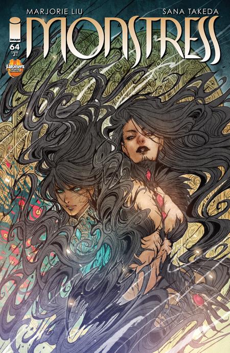 PRE-SALE: MONSTRESS #64 CVR B SANA TAKEDA WITCHBLADE TEAM UP VAR (MR)