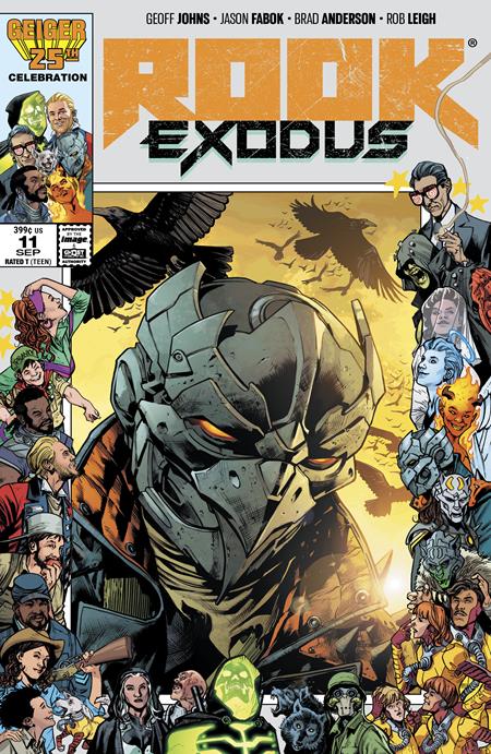 PRE-SALE: ROOK EXODUS #11 CVR D BRYAN HITCH & BRAD ANDERSON GEIGER #25 ANNIVERSARY VAR