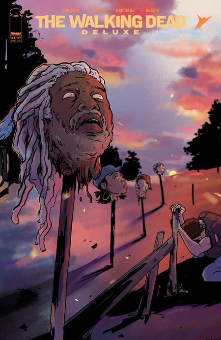 PRE-SALE: WALKING DEAD DELUXE #144 CVR C LIANA KANGAS CONNECTING COVER VAR (MR)