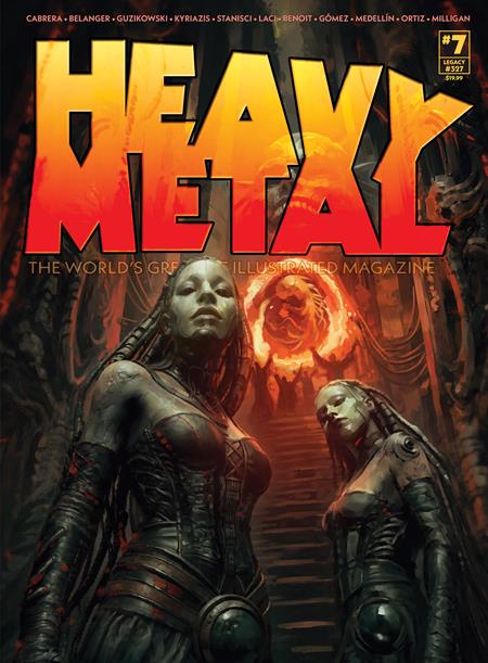 PRE-SALE: HEAVY METAL MAGAZINE #7 CVR A CARLOS CABRERA