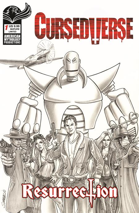 PRE-SALE: CURSEDVERSE RESURRECTION #1 CVR E MARK SPARACIO LTD B&W VAR