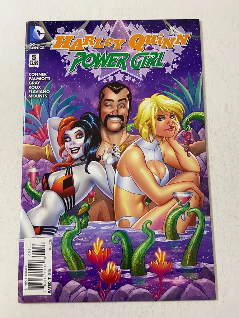 HARLEY QUINN POWER GIRL #1-6 NM Set