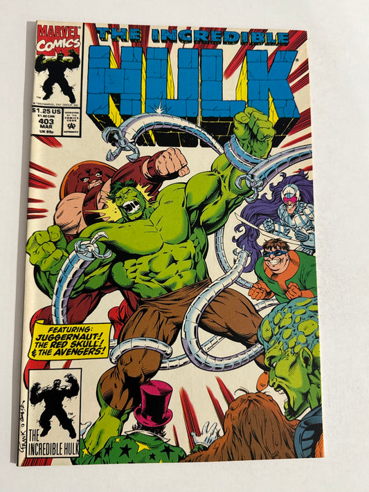 INCREDIBLE HULK #403 NM Gary Frank Cover