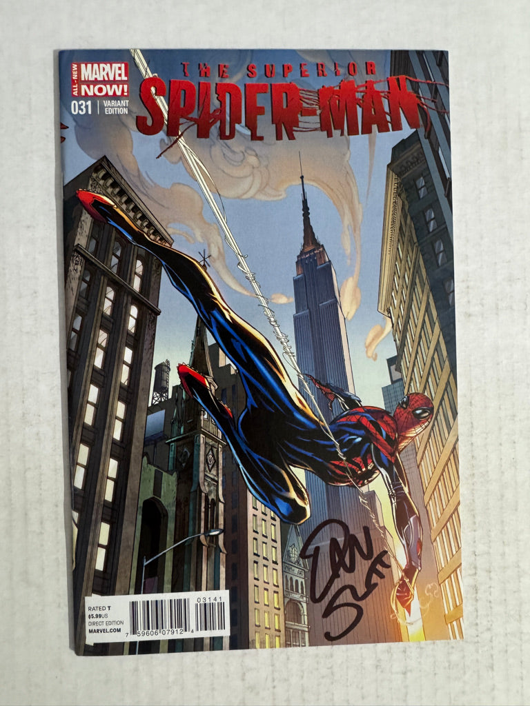 SUPERIOR SPIDER-MAN #31 NM- J Scott Campbell Variant SIGNED by Dan Slott