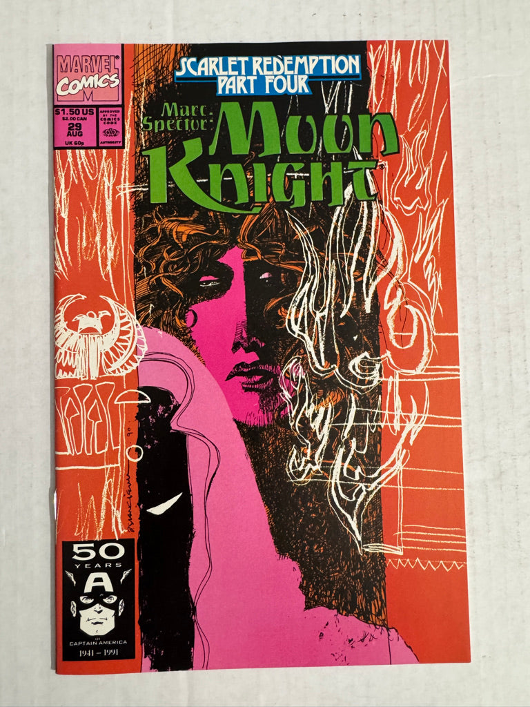 MARC SPECTOR: MOON KNIGHT #29 NM Bill Sienkiewicz Cover