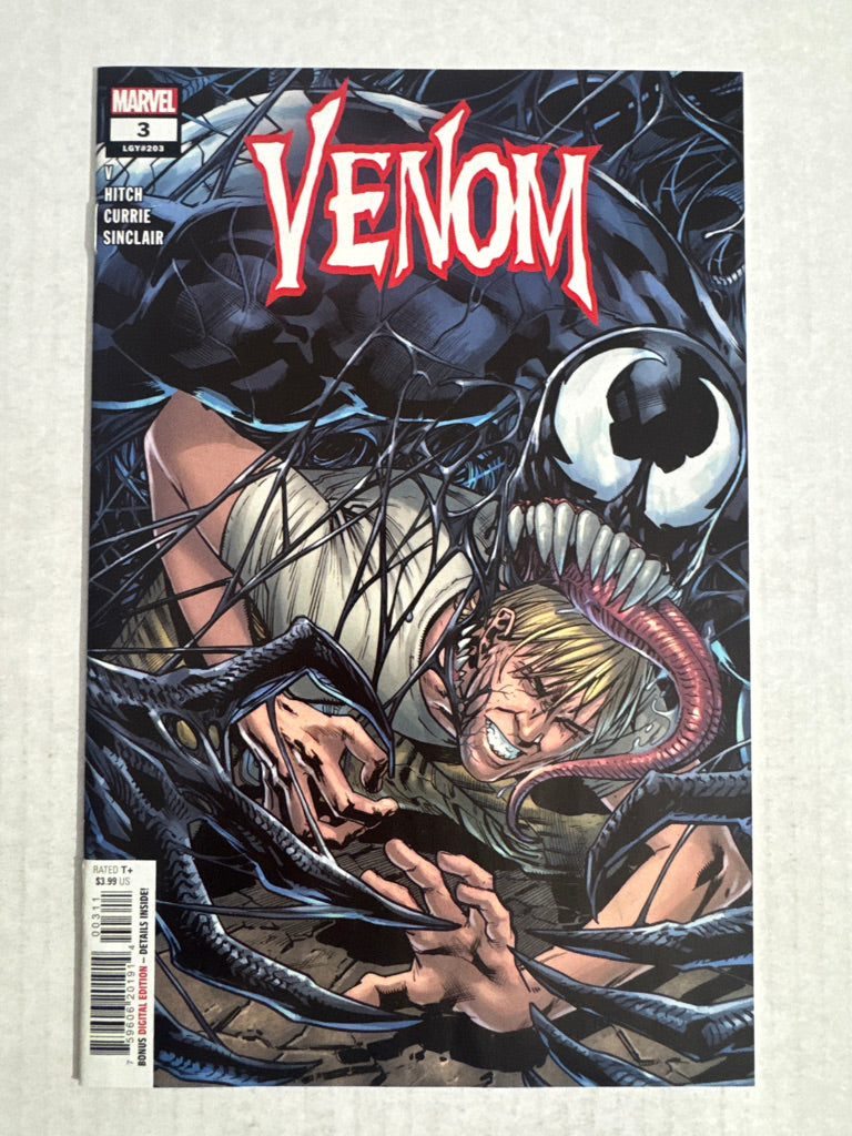 VENOM #3 Vol 5 NM Bryan Hitch Cover
