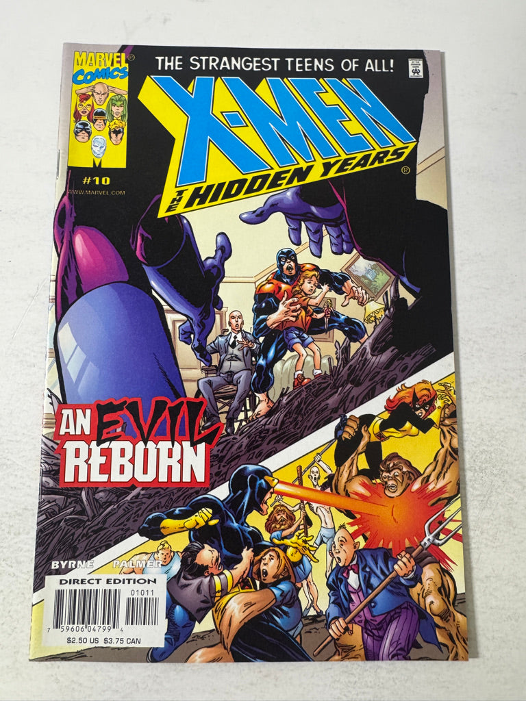 X-MEN THE HIDDEN YEARS #10 NM- John Byrne Cover
