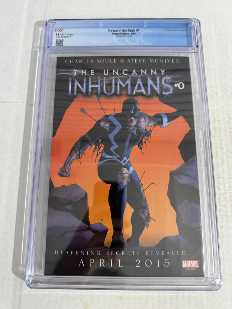 HOWARD THE DUCK #1 9.8 CGC Skottie Young Variant