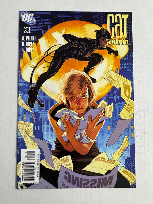 CATWOMAN #66 Vol 3 NM- Adam Hughes Cover