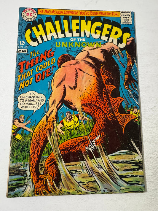 CHALLENGERS OF THE UNKNOWN #60 GD/VG