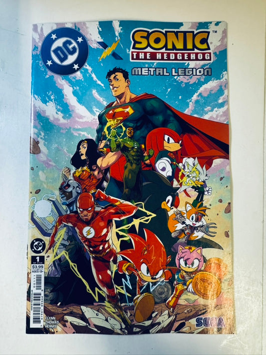 DC X SONIC THE HEDGEHOG Metal Legion #1 NM