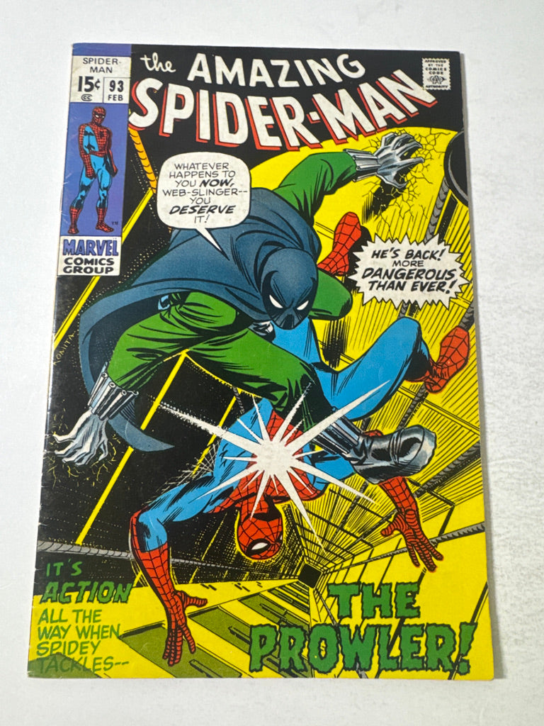 AMAZING SPIDER-MAN #93 FN 1ST APPEARANCE