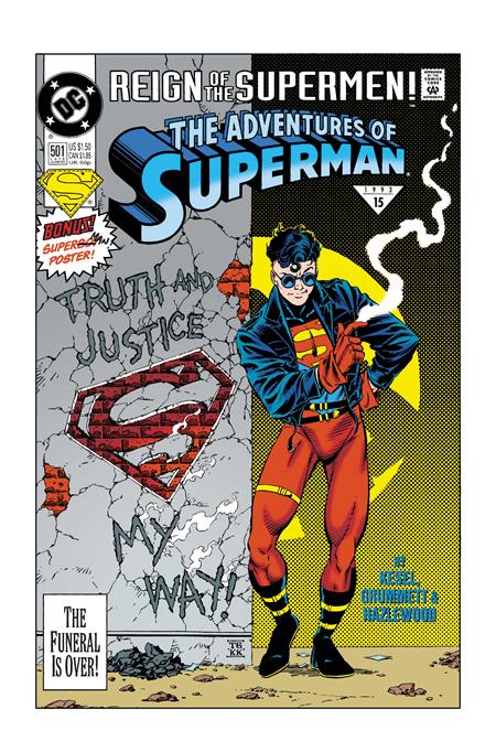PRE-SALE: ADVENTURES OF SUPERMAN #501 FACSIMILE EDITION CVR A TOM GRUMMETT
