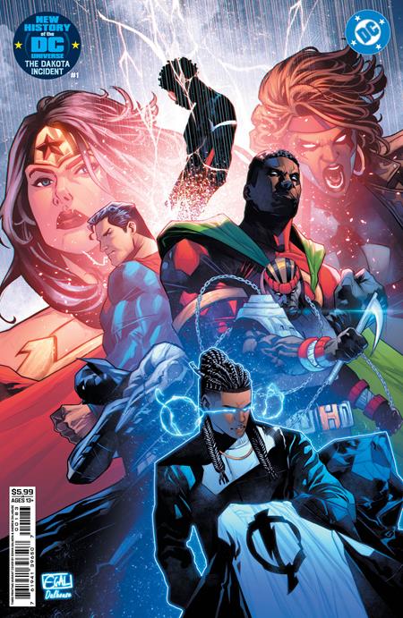 PRE-SALE: NEW HISTORY OF THE DC UNIVERSE THE DAKOTA INCIDENT #1 (ONE SHOT) Third Printing Cvr B Edwin Galmon Var