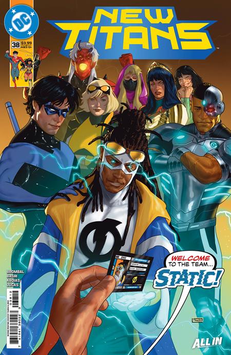 PRE-SALE: NEW TITANS #38 Second Printing Cvr A Taurin Clarke