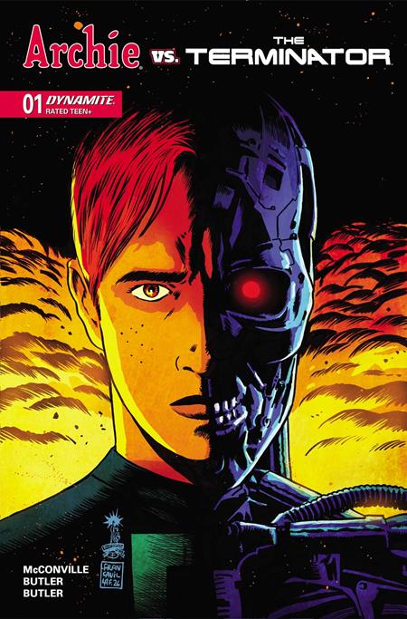 PRE-SALE: ARCHIE VS THE TERMINATOR #1 CVR A FRANCESCO FRANCAVILLA