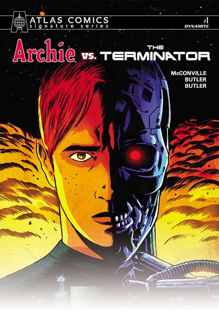 PRE-SALE: ARCHIE VS THE TERMINATOR #1 CVR K FRANCESCO FRANCAVILLA ATLAS EDITION SIGNED BY FRANCESCO FRANCAVILLA VAR