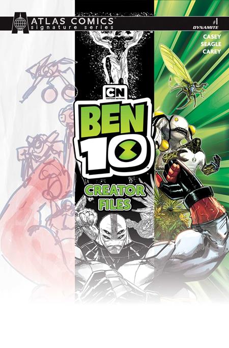 PRE-SALE: BEN 10 #1 CREATOR FILES (ONE SHOT) CVR C ROBERT CAREY ATLAS EDITION SIGNED BY JOE CASEY VAR