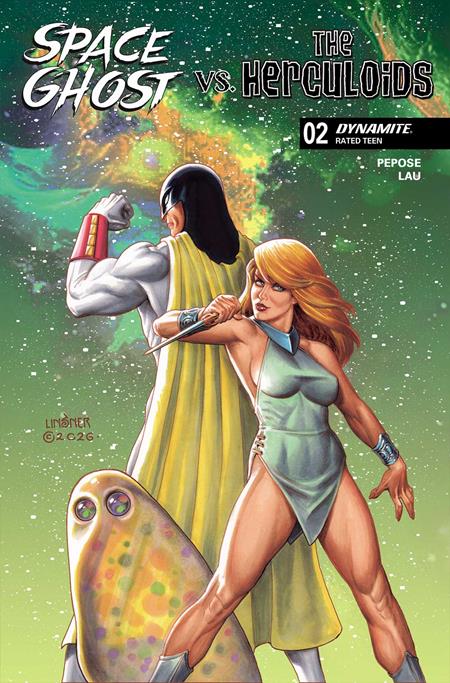 PRE-SALE: SPACE GHOST VS THE HERCULOIDS #2 CVR C JOSEPH MICHAEL LINSNER VAR