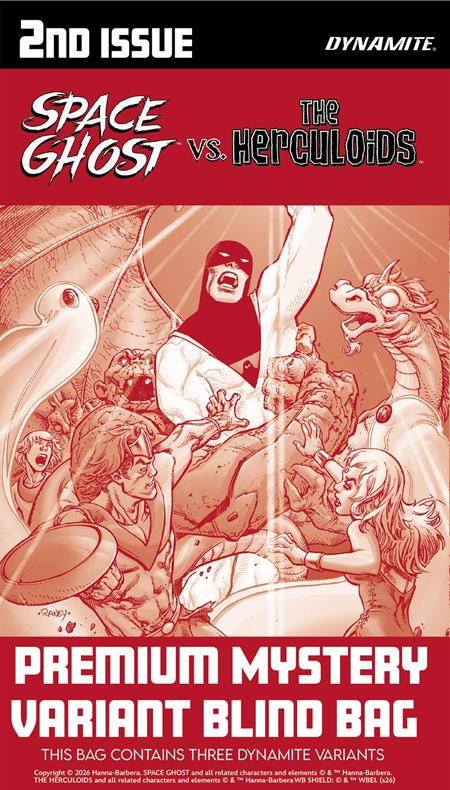 PRE-SALE: SPACE GHOST VS THE HERCULOIDS #2 CVR H PREMIUM MYSTERY BLIND BAG VAR