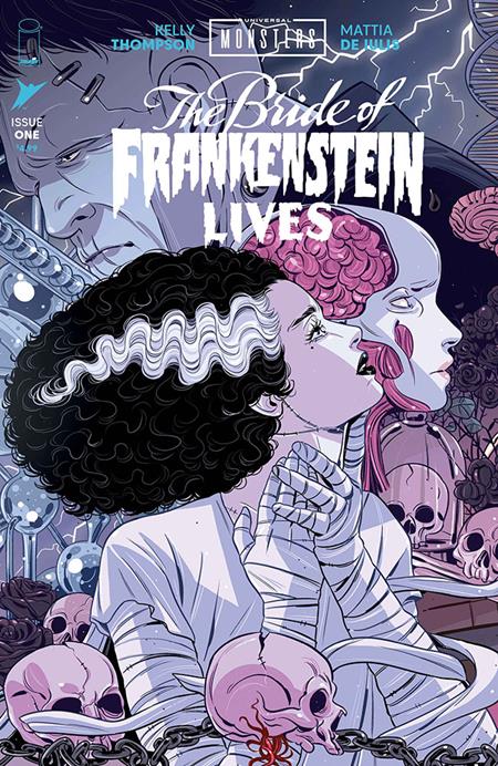 PRE-SALE: UNIVERSAL MONSTERS THE BRIDE OF FRANKENSTEIN LIVES #1 (OF 4) CVR D LUANA VECCHIO CONNECTING VAR
