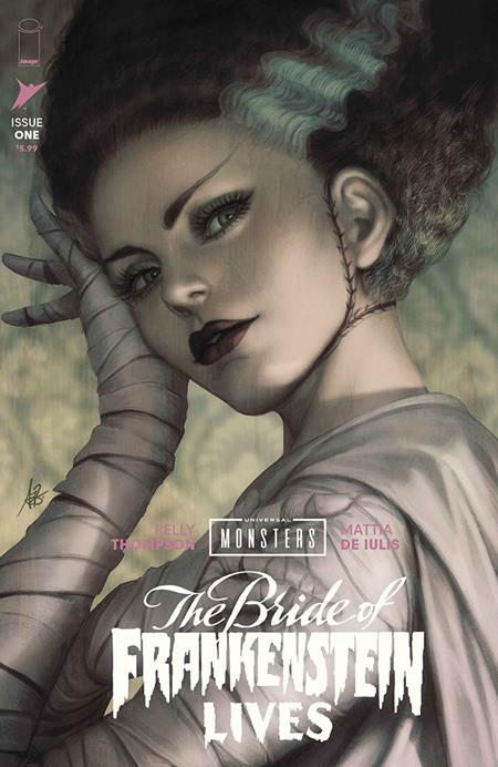PRE-SALE: UNIVERSAL MONSTERS THE BRIDE OF FRANKENSTEIN LIVES #1 (OF 4) CVR J STANLEY ARTGERM LAU FOIL VAR