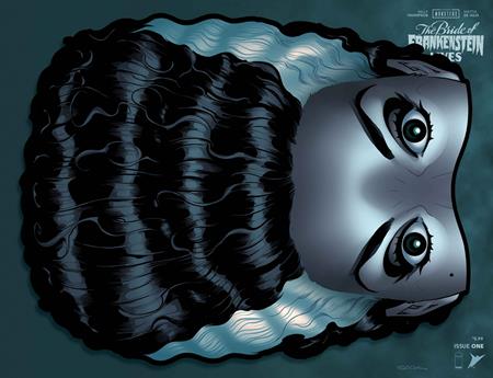 PRE-SALE: UNIVERSAL MONSTERS THE BRIDE OF FRANKENSTEIN LIVES #1 (OF 4) CVR K RYAN SOOK DIE CUT FOIL HAIRIANT VAR