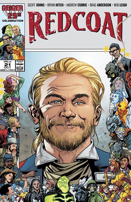PRE-SALE: REDCOAT #21 CVR B BRYAN HITCH & BRAD ANDERSON GEIGER #25 ANNIVERSARY VAR