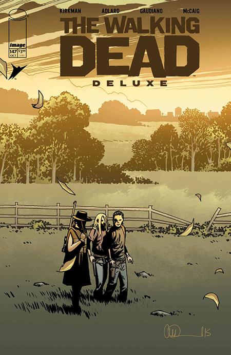 PRE-SALE: WALKING DEAD DELUXE #147 CVR B CHARLIE ADLARD & DAVE MCCAIG VAR (MR)