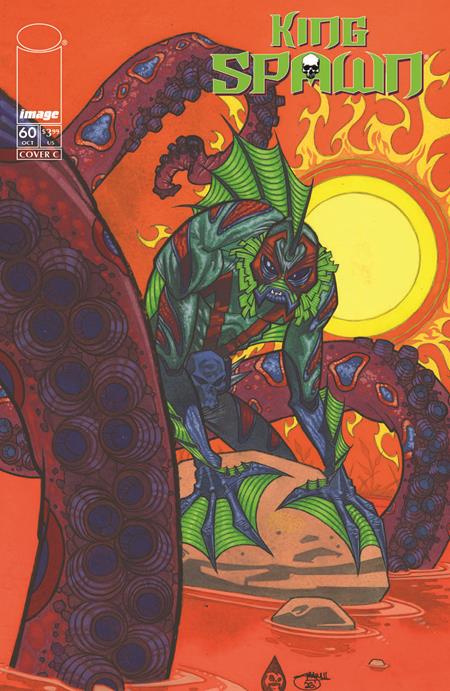 PRE-SALE: KING SPAWN #60 CVR C SHAWN CRYSTAL HALLOWEEN MONSTER VAR