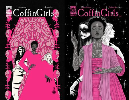 PRE-SALE: COFFIN GIRLS #1 (OF 5) CVR A MEGAN HUTCHISON JOSEPH SCHMALKE