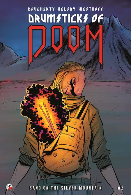 PRE-SALE: DRUMSTICKS OF DOOM BAND ON THE SILVER MOUNATIN #2 (OF 3) CVR A LAURA HELSBY