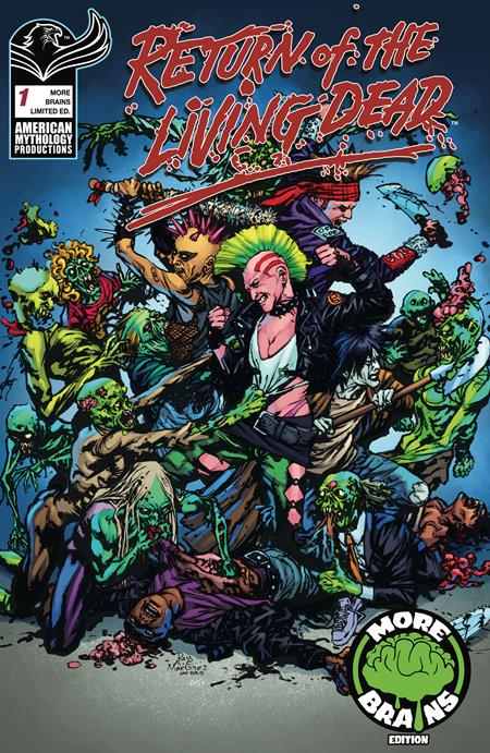 PRE-SALE: RETURN LIVING DEAD #1 ROY ALLAN MARTINEZ MORE BRAINS LIMITED (MR)