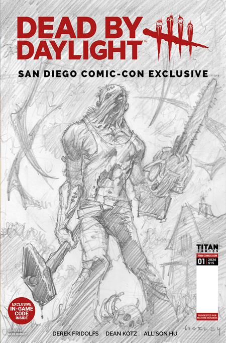PRE-SALE: DEAD BY DAYLIGHT THE HILLBILLY #1 SDCC EXCLUSIVE ALEX HORLEY CARDSTOCK INKS VAR (MR)