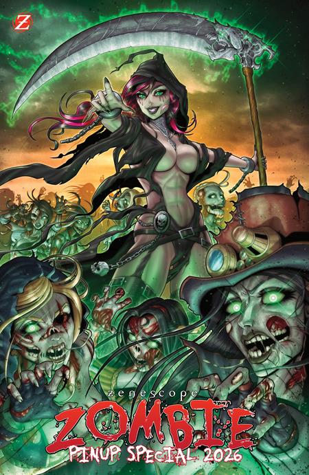 PRE-SALE: ZENESCOPE ZOMBIE PINUP SPECIAL 2026 (ONE-SHOT) CVR B CARDIGRADE VAR