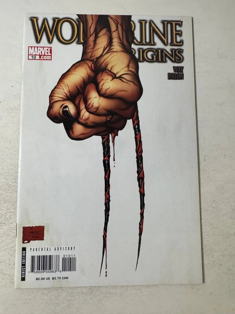 WOLVERINE ORIGINS #10 VF Joe Quesada Cover 1ST APPEARANCE