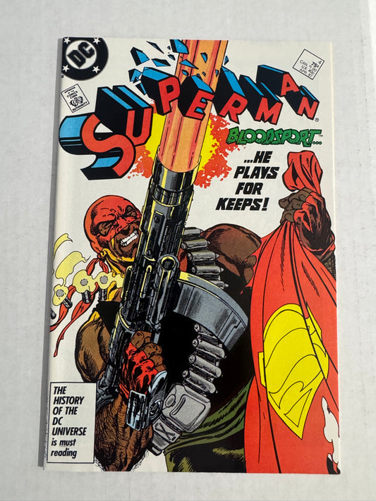 SUPERMAN #4 Vol 2 FN John Byrne Cover 1ST APPEARANCE