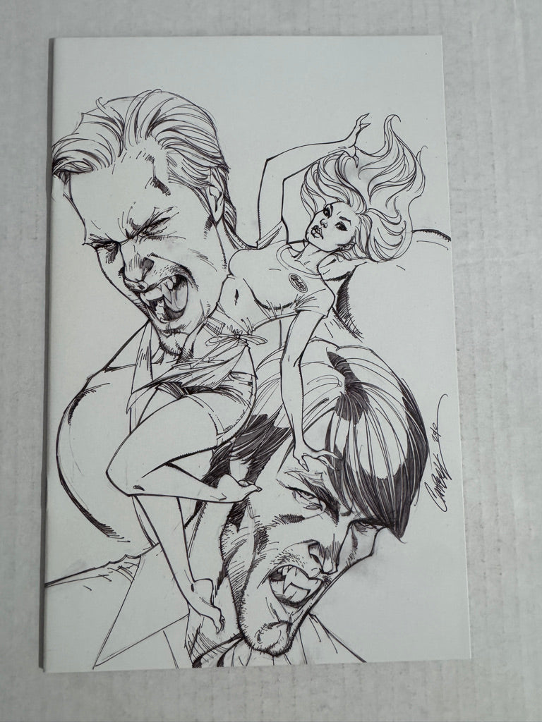 TRUE BLOOD #2 NM 1:10 J SCOTT CAMPBELL Virgin Sketch Variant
