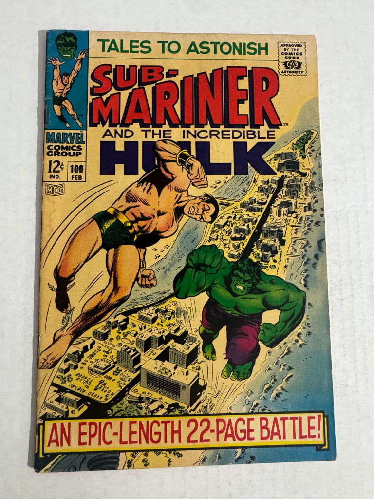 TALES TO ASTONISH #100 GD/VG