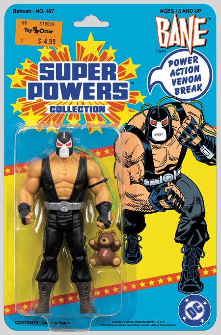 PRE-SALE: BATMAN #497 FACSIMILE EDITION CVR D JASON GEYER & ALEX SAVIUK BANE SUPER POWERS CARD STOCK VAR