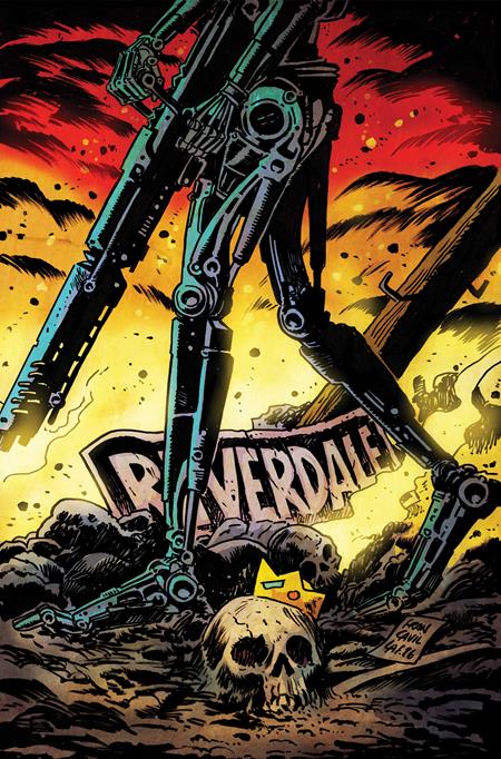 PRE-SALE: ARCHIE VS THE TERMINATOR #2 CVR E FRANCESCO FRANCAVILLA METAL PREMIUM VAR